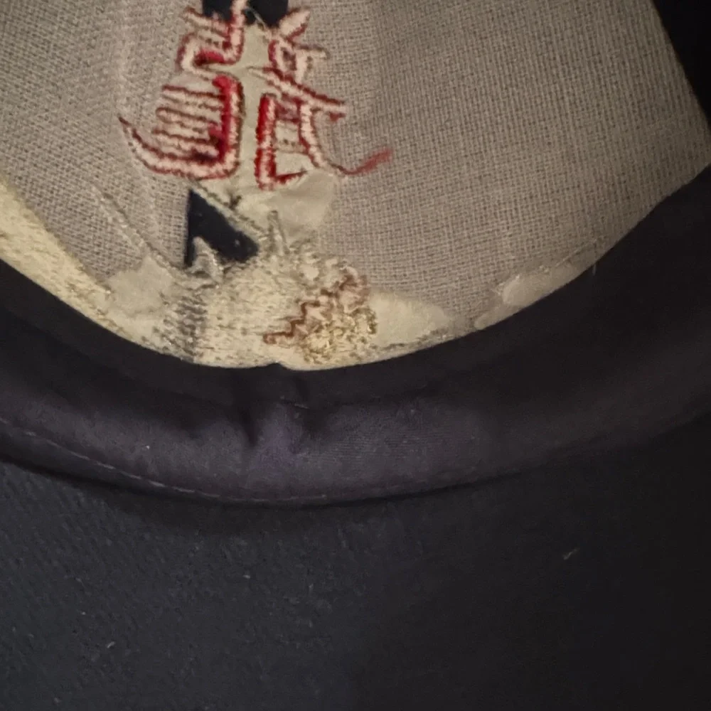 Navy Dragon Embroidered Japan Cap - Picture 4 of 6